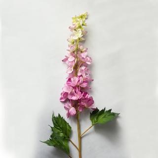 【花意空間】石南紫大飛燕草仿真花長支 3支一組(永生花 人造花 假花)