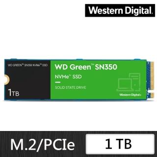 【WD 威騰】綠標 SN350 1TB NVMe PCIe SSD(WDS100T3G0C)