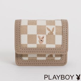 【PLAYBOY】Air Pods印花包 MINI系列(卡其色)