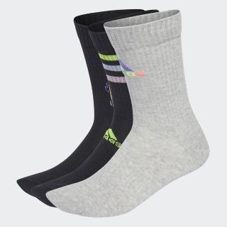 【adidas官方旗艦館】中筒襪 3 雙入 男/女(HE2962)