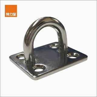 【特力屋】304不鏽鋼方型地板鉤8mm 1pc/卡