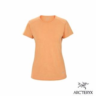 【Arcteryx 始祖鳥】女 Quadra 快乾 短袖 圓領衫(亮橘)