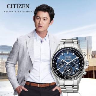 【CITIZEN 星辰】GPS衛星對時鈦金屬廣告款腕錶(CC4000-59L)