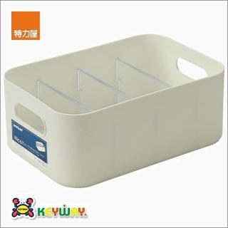 【特力屋】組TLR-03 你可3號收納盒附隔板-2入