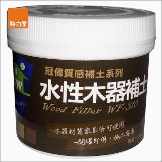 【特力屋】冠偉水性木器補土-橡木色250ml