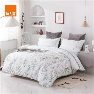 【特力屋】印花雙人床包兩用被組 萊茵春色