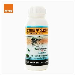 【特力屋】水性噴漆-白平光面漆-0.5L