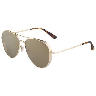 【TOM FORD】厚版飛官款 水銀 太陽眼鏡 TF723K(金色)