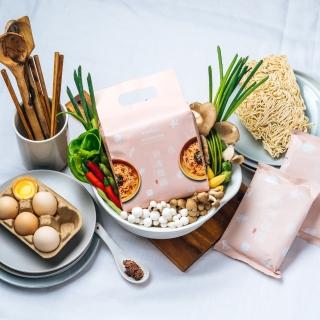 【大師兄銷魂麵舖】辣裡辣渣拌麵 100g四入組X2袋