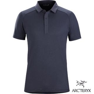 【Arcteryx 始祖鳥】男 A2B短袖POLO衫(黑寶石)