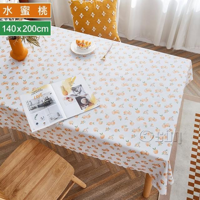 【Osun】田園農莊餐桌布桌巾桌墊PVC防水防油可水洗擦拭140x200cm(特惠價CE383)