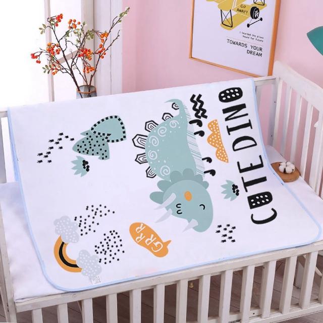 【Vanibaby】防水墊 70*90cm純棉防水透氣隔尿墊(適合90~120cm長的嬰兒床)