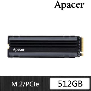 【Apacer 宇瞻】AS2280Q4U 512GB PCIe Gen4x4 M.2 SSD 固態硬碟