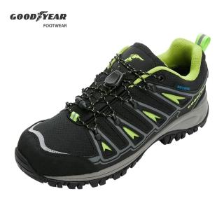 【GOODYEAR 固特異】旅行者-郊山健行鞋/男 戶外 登山 耐磨 黑綠(GAMO23405)