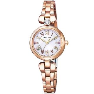 【CITIZEN 星辰】WICCA 星飾系列太陽能晶鑽手錶-23.5mm(KP5-662-11)