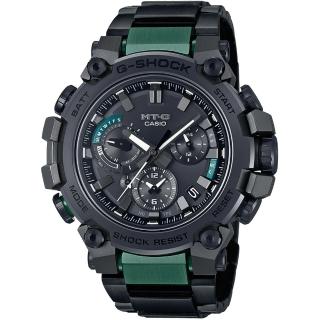 【CASIO 卡西歐】MTG G-SHOCK 電波 藍牙 太陽能電力 碳纖維核心防護手錶(MTG-B3000BD-1A2)