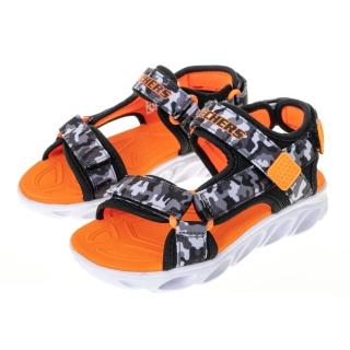 【SKECHERS】男童涼拖鞋系列 HYPNO-SPLASH 燈鞋(400077LBGOR)