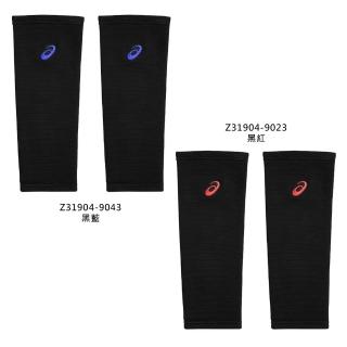 【asics 亞瑟士】長版護膝-護具 台灣製 一雙入 亞瑟士 黑藍(Z31904-9043)