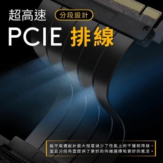 【EZDIY-FAB】新型PCIe3.0 16x VGA 顯示卡延長排線  20cm 180度(顯卡延長排線)