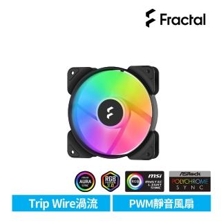 【Fractal Design】AspectRGB PWM風扇12cm-黑