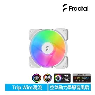 【Fractal Design】AspectRGB 風扇12cm-白