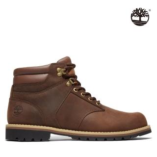 【Timberland】男款中棕色Redwood Falls防水健行靴(A2EFN210)