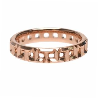 【Tiffany&Co. 蒂芙尼】經典True系列18K玫瑰金窄版戒指(63065234)