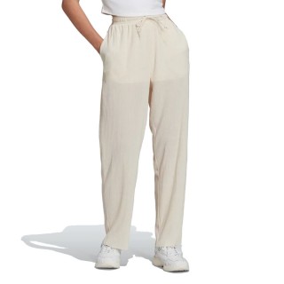 【adidas 愛迪達】運動長褲 休閒 時尚 褶皺 PANTS 女 - HF7542