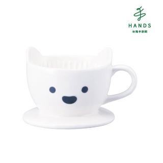 【TOKYU HANDS 台隆手創館】白熊造型可機洗咖啡濾器/濾杯
