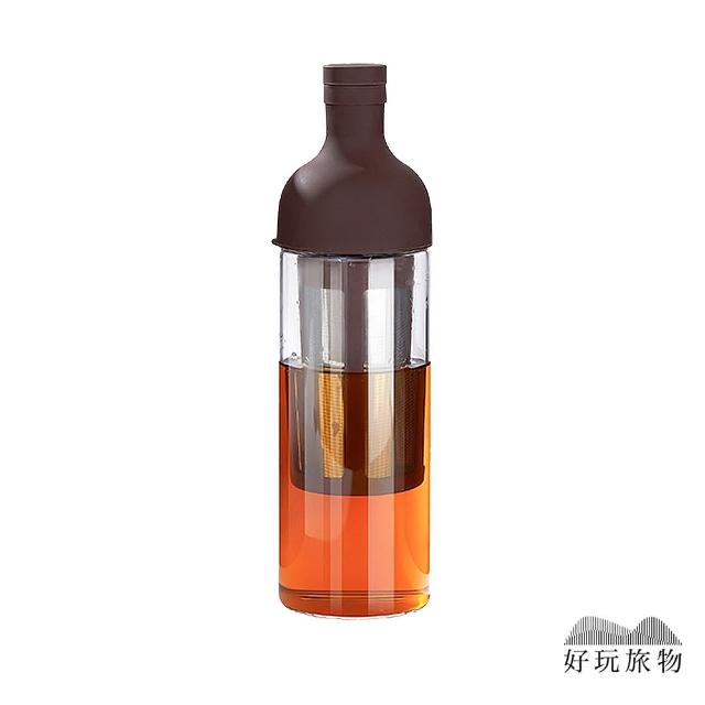 【好玩旅物】雙層濾芯款_日系便攜式冷泡過濾玻璃冷淬咖啡壺(冰釀 冷泡壺 冷熱水壺 茶壺)