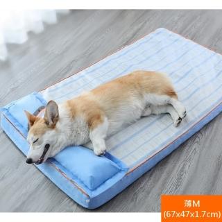 【古德斯】寵物冰絲涼席-薄M(貓窩 狗床 寵物床 夏季涼蓆 涼感 寵物涼蓆)