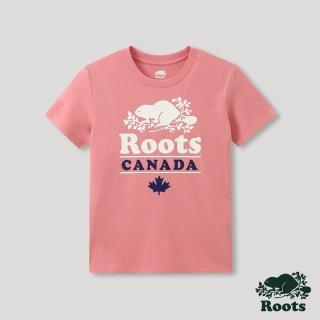 【Roots】Roots女裝-T恤俱樂部系列 經典元素短袖T恤(紫紅色)