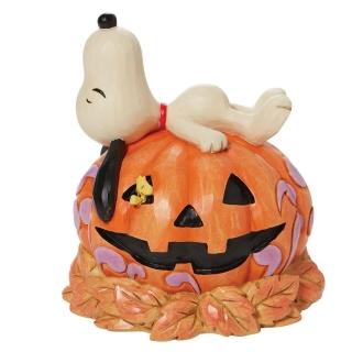 【Enesco】精品家飾 SNOOPY史努比 萬聖南瓜居家擺飾