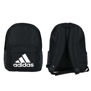 【adidas 愛迪達】後背包-雙肩包 肩背包 愛迪達 22.5L 黑白(HG0349)