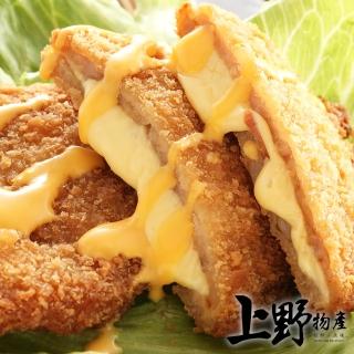 【上野物產 中秋烤肉】任選 脆皮香濃起司雞排 x1包(800g/10片/包 起司豬排 漢堡 早餐 烤肉組 燒肉)