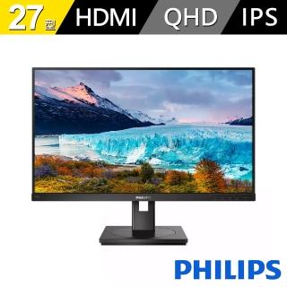 【Philips 飛利浦】27型 275S1AE IPS QHD液晶螢幕顯示器(IPS/QHD/Adaptive-Sync/HDMI/DP/內建喇叭)