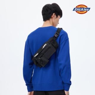 【Dickies】男女款黑色多口袋工裝風格腰包｜DK010905BLK