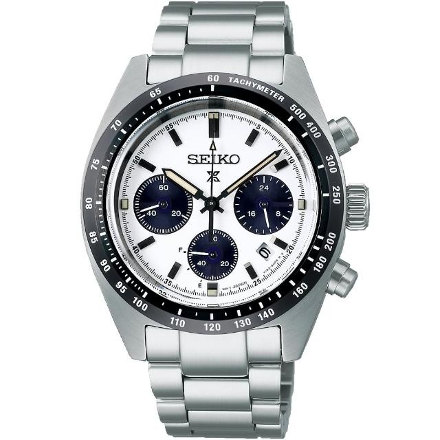 【SEIKO 精工】Prospex SPEEDTIMER 太陽能計時熊貓錶(熊貓/V192-0AF0 四款可選 綜合賣場)618年中慶