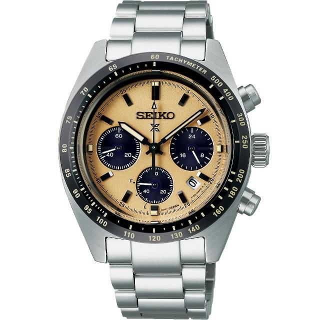 【SEIKO 精工】Prospex SPEEDTIMER 太陽能計時熊貓錶(熊貓/V192-0AF0 四款可選 綜合賣場)618年中慶