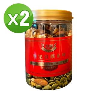 【品鮮生活】六皇食饌無調味綜合堅果420g(2入組)