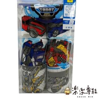 【樂樂童鞋】台灣製男童三角內褲6入-TOBOT機器戰士款(兒童內褲 台灣製內褲)