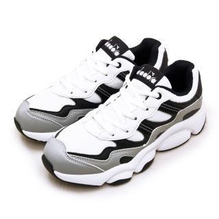 【DIADORA】男 迪亞多那 運動生活時尚慢跑鞋 老爹鞋系列(白灰黑 73186)