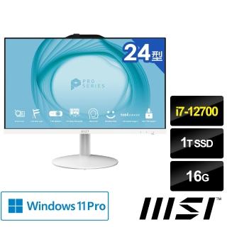 【MSI 微星】PRO AP242 12M-051TW 24型 AIO液晶電腦(i7-12700/16G/1T SSD/Win11Pro)