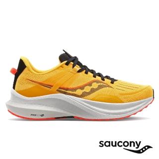 【SAUCONY 索康尼】慢跑鞋/運動鞋/休閒鞋/男鞋 輕量支撐 原廠貨 TEMPUS(維茲金/維茲紅-SCS20720-16)