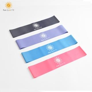 【Fun Sport】淨化論-低過敏彈力圈 Latex-Free  2條(彈力帶 彈力圈 阻力圈)