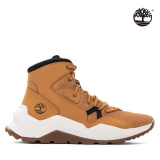 【Timberland】男款小麥色緩震環保纖維Newbury Edge休閒靴(A2R4Z231)