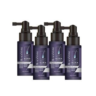 【美吾髮】BlackVerse賦活喚黑逆齡 養髮液50ml 4入組(何首烏/頭皮抗老/灰白髮/涼感/養髮精華)