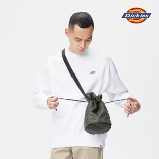 【Dickies】男女款軍綠色絎縫波紋水桶包｜DK010889MGR