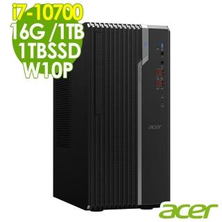 【Acer 宏碁】VS6670G I7-10700/16GB/1TSSD+1TB/W10P 商用電腦(商用電腦)