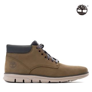 【Timberland】男款橄欖綠磨砂皮革舒適緩震Bradstreet查卡靴(A42ZE327)